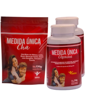 2 Medida Única Cápsulas e 1 Chá Medida Única