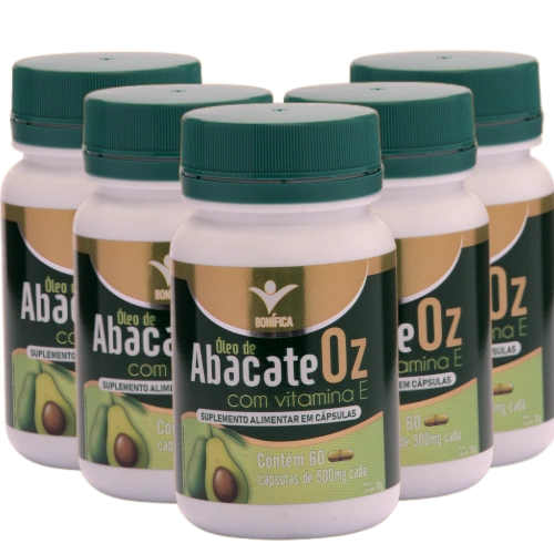 5 Frascos Óleo de Abacate Oz